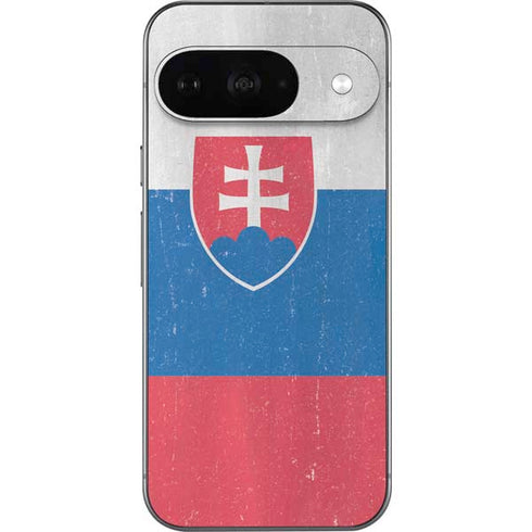 Slovakia Flag Distressed Google Pixel 9 Skin